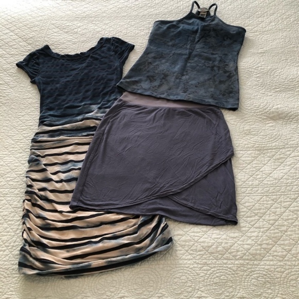 Hard Tail 3 piece bundle. Dress/skirt/yoga top.